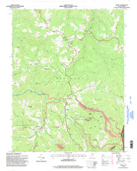 Download a high-resolution, GPS-compatible USGS topo map for Nettie, WV (1998 edition)