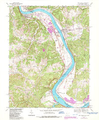 Download a high-resolution, GPS-compatible USGS topo map for New Haven, WV (1987 edition)