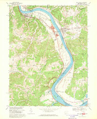 Download a high-resolution, GPS-compatible USGS topo map for New Haven, WV (1969 edition)