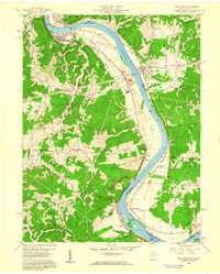 Download a high-resolution, GPS-compatible USGS topo map for New Haven, WV (1960 edition)