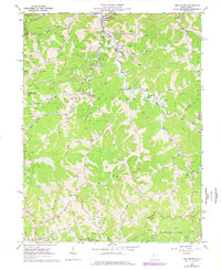 preview thumbnail of historical topo map of Doddridge County, WV in 1965