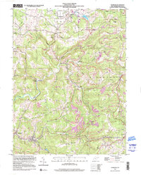 Download a high-resolution, GPS-compatible USGS topo map for Newburg, WV (2001 edition)