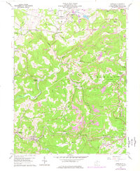 Download a high-resolution, GPS-compatible USGS topo map for Newburg, WV (1977 edition)