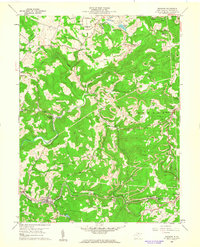 Download a high-resolution, GPS-compatible USGS topo map for Newburg, WV (1962 edition)