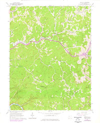 preview thumbnail of historical topo map of Roane County, WV in 1966