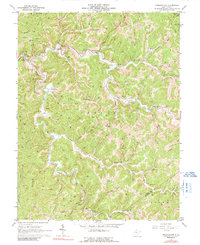 Download a high-resolution, GPS-compatible USGS topo map for Normantown, WV (1991 edition)