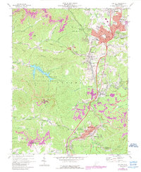 Download a high-resolution, GPS-compatible USGS topo map for Oak Hill, WV (1989 edition)