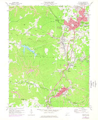 Download a high-resolution, GPS-compatible USGS topo map for Oak Hill, WV (1977 edition)