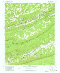 Download a high-resolution, GPS-compatible USGS topo map for Oakvale, WV (1975 edition)