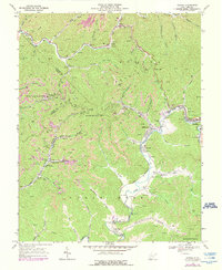 preview thumbnail of historical topo map of Oceana, WV in 1968