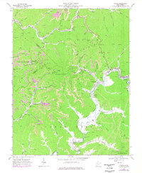 Download a high-resolution, GPS-compatible USGS topo map for Oceana, WV (1977 edition)