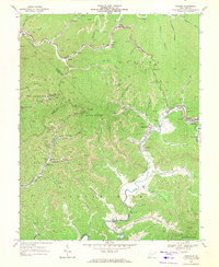 preview thumbnail of historical topo map of Oceana, WV in 1968