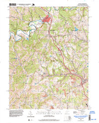 Download a high-resolution, GPS-compatible USGS topo map for Osage, WV (1999 edition)