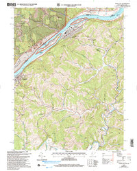 Download a high-resolution, GPS-compatible USGS topo map for Paden City, WV (2006 edition)