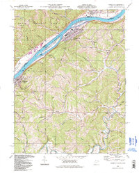 Download a high-resolution, GPS-compatible USGS topo map for Paden City, WV (1998 edition)