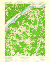 Download a high-resolution, GPS-compatible USGS topo map for Paden City, WV (1961 edition)