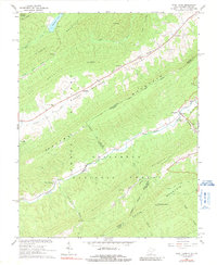 Download a high-resolution, GPS-compatible USGS topo map for Paint Bank, WV (1991 edition)