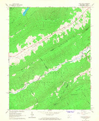 Download a high-resolution, GPS-compatible USGS topo map for Paint Bank, WV (1968 edition)
