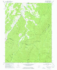 Download a high-resolution, GPS-compatible USGS topo map for Palo Alto, WV (1977 edition)