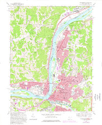 Download a high-resolution, GPS-compatible USGS topo map for Parkersburg, WV (1977 edition)