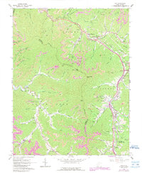 Download a high-resolution, GPS-compatible USGS topo map for Pax, WV (1989 edition)
