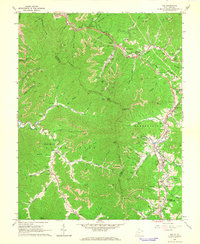 Download a high-resolution, GPS-compatible USGS topo map for Pax, WV (1966 edition)