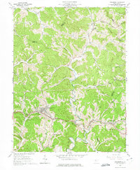 Download a high-resolution, GPS-compatible USGS topo map for Pennsboro, WV (1974 edition)
