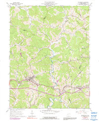 Download a high-resolution, GPS-compatible USGS topo map for Pennsboro, WV (1992 edition)
