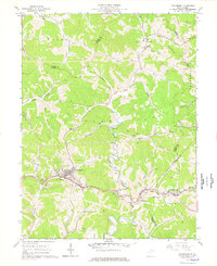 Download a high-resolution, GPS-compatible USGS topo map for Pennsboro, WV (1977 edition)