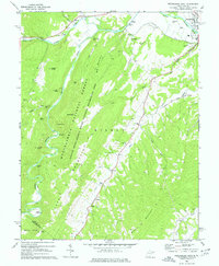 Download a high-resolution, GPS-compatible USGS topo map for Petersburg  West, WV (1977 edition)