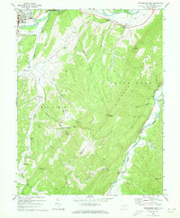 preview thumbnail of historical topo map of Hardy County, WV in 1969