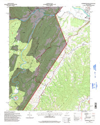 Download a high-resolution, GPS-compatible USGS topo map for Petersburg West, WV (1998 edition)