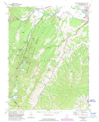 Download a high-resolution, GPS-compatible USGS topo map for Petersburg West, WV (1989 edition)