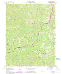 Download a high-resolution, GPS-compatible USGS topo map for Peterson, WV (1989 edition)