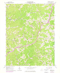 Download a high-resolution, GPS-compatible USGS topo map for Peterson, WV (1977 edition)