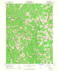 Download a high-resolution, GPS-compatible USGS topo map for Peterson, WV (1968 edition)