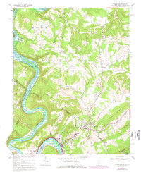 Download a high-resolution, GPS-compatible USGS topo map for Peterstown, WV (1977 edition)