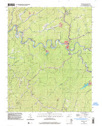 preview thumbnail of historical topo map of Pineville, Wyoming County, WV in 1996