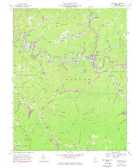 preview thumbnail of historical topo map of Pineville, WV in 1967