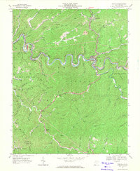 preview thumbnail of historical topo map of Pineville, WV in 1967