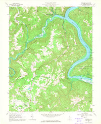Download a high-resolution, GPS-compatible USGS topo map for Pipestem, WV (1971 edition)