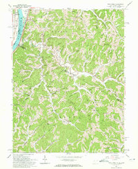 Download a high-resolution, GPS-compatible USGS topo map for Pond Creek, WV (1972 edition)