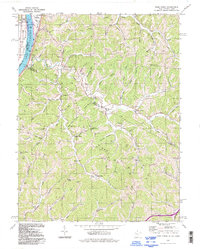 Download a high-resolution, GPS-compatible USGS topo map for Pond Creek, WV (1998 edition)
