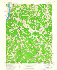 Download a high-resolution, GPS-compatible USGS topo map for Pond Creek, WV (1964 edition)