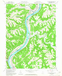 Download a high-resolution, GPS-compatible USGS topo map for Powhatan Point, WV (1965 edition)