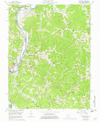 Download a high-resolution, GPS-compatible USGS topo map for Prichard, WV (1976 edition)