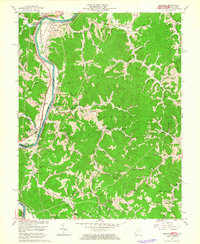 Download a high-resolution, GPS-compatible USGS topo map for Prichard, WV (1963 edition)