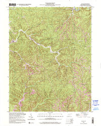 preview thumbnail of historical topo map of Kanawha County, WV in 2000