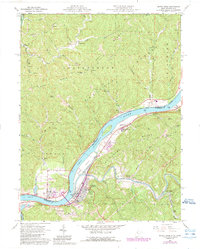 preview thumbnail of historical topo map of Pleasants County, WV in 1961