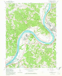 Download a high-resolution, GPS-compatible USGS topo map for Ravenswood, WV (1972 edition)